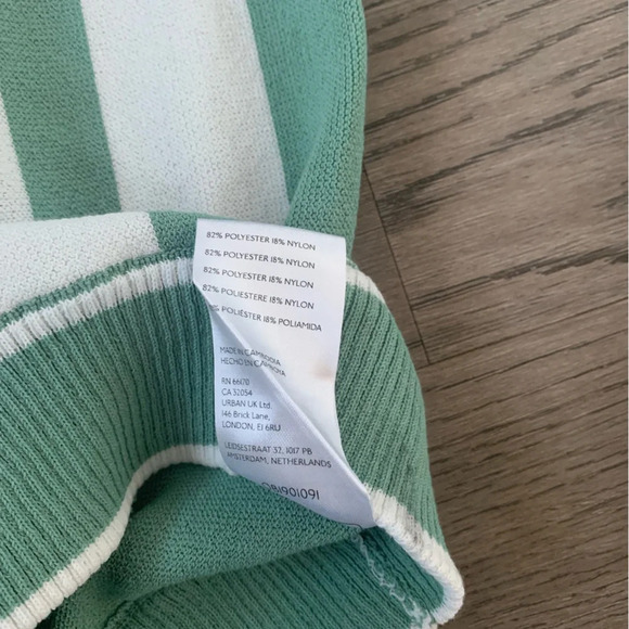 Urban Outfitters Men’s/Unisex‎ Classic Striped Cardigan - Size S - Green - NWOT - Picture 10 of 15